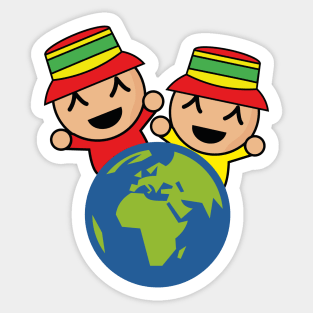 Wales fans worldwide Sticker